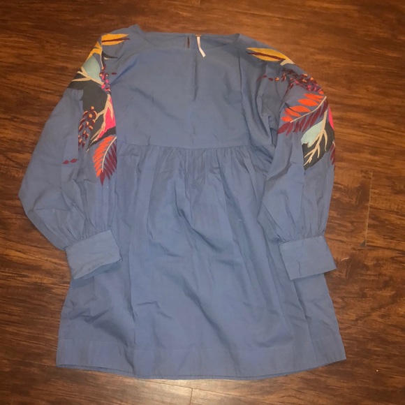 Free People Mini Obsessions Dress size Small Blue Periwinkle - Picture 4 of 10